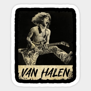 Van Halen Retro Sticker